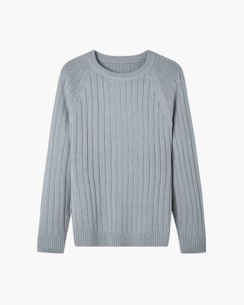 100% Premium Wool Sweater Bernard Grimberg Gray XS