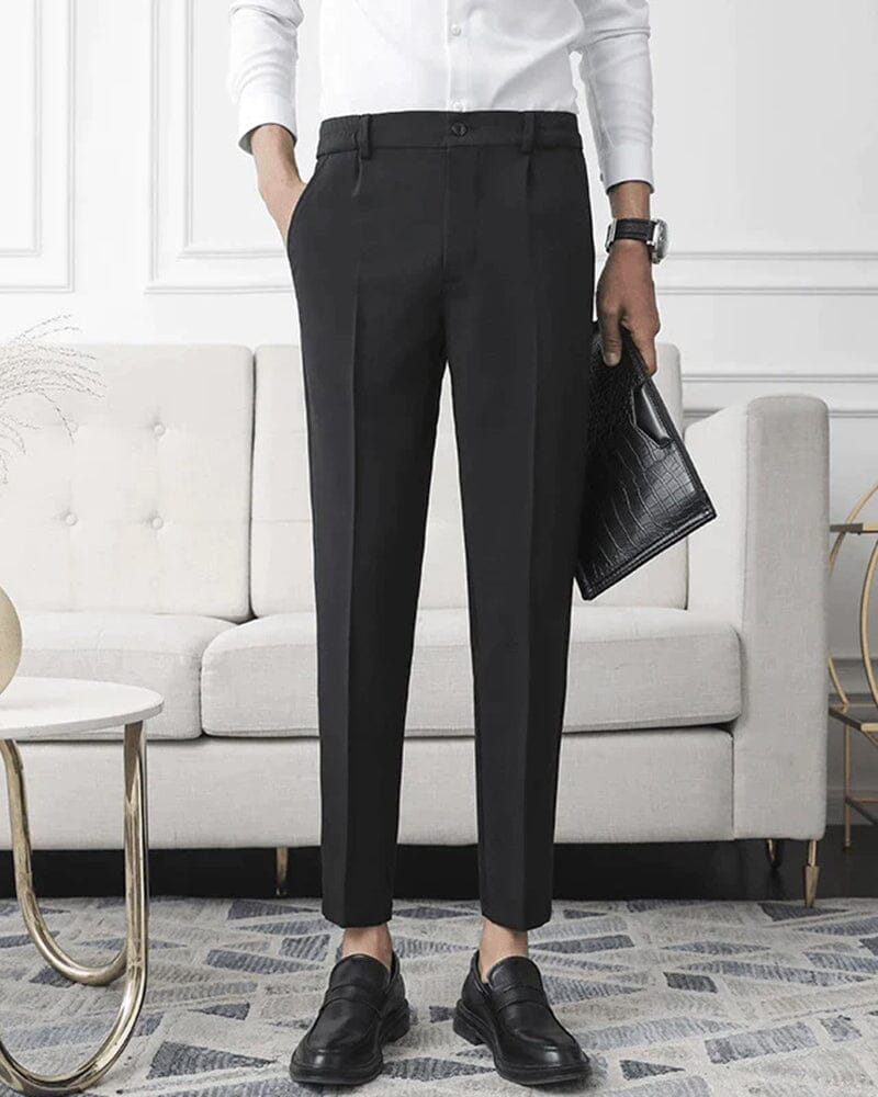 Augusto Stretch Pantalon 0 oldmoneystyle Black XS