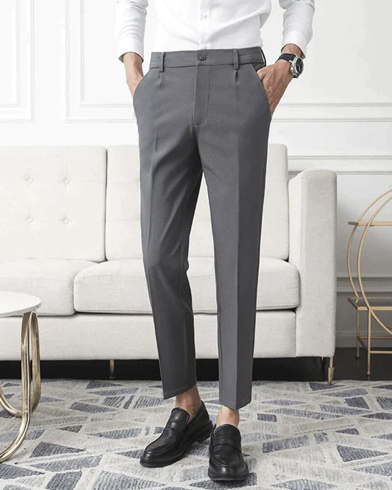Augusto Stretch Pantalon 0 oldmoneystyle Gray XS