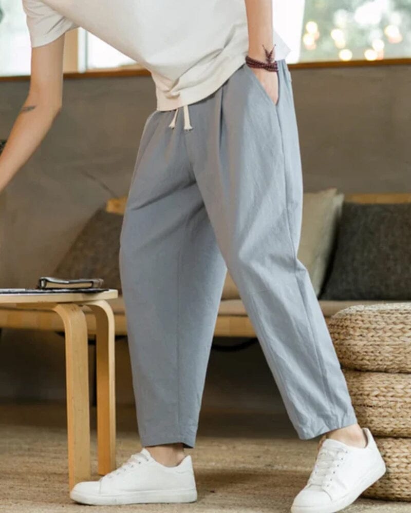 Cancun Cotton Pantalon Bernard Grimberg WorldWide Light Gray S