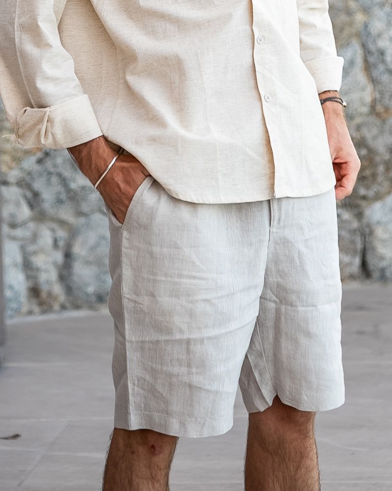 Casablanca - Premium Linen Shorts Bernard Grimberg WorldWide