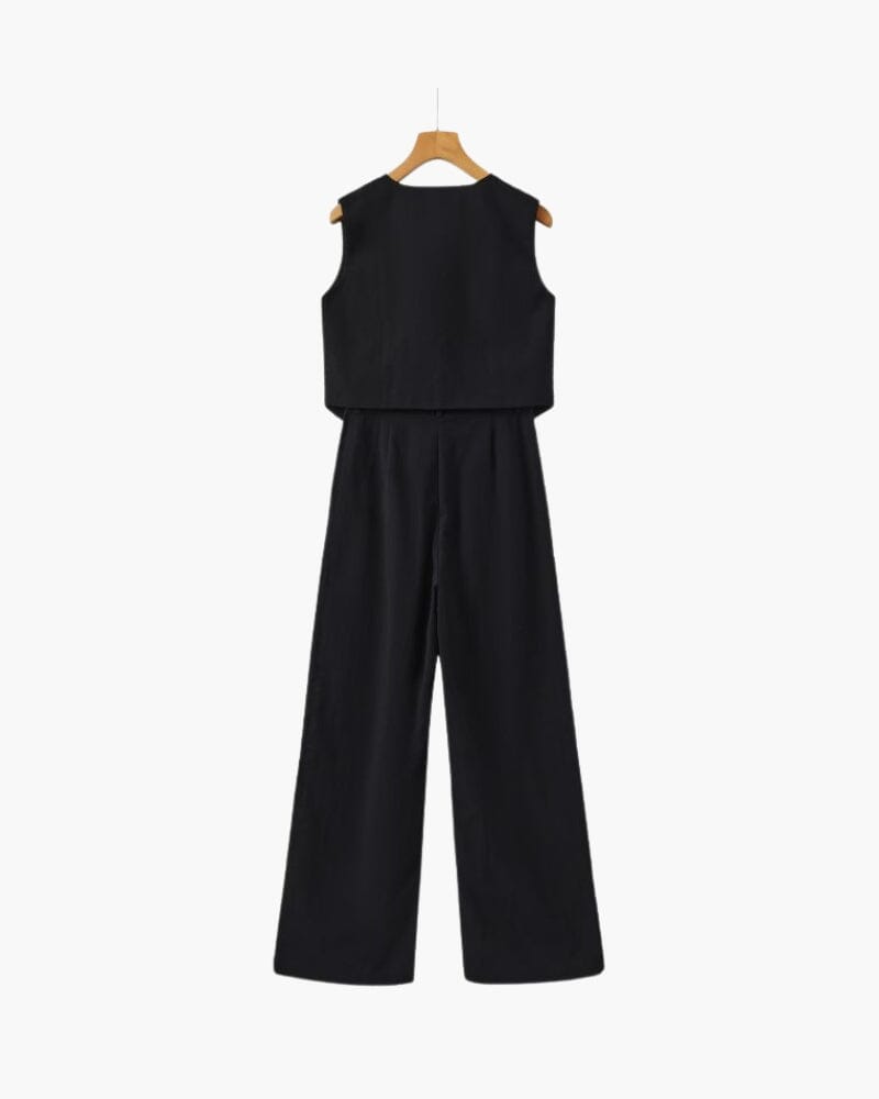 Classy Lady - Linen Two-piece Set Bernard Grimberg Women