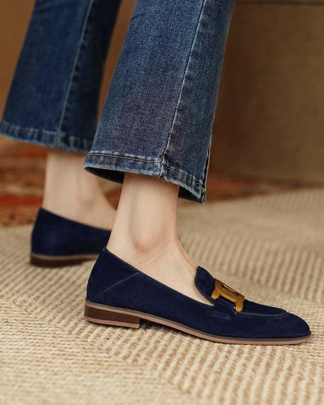 Duchess Loafers Suede Bernard Grimberg Women
