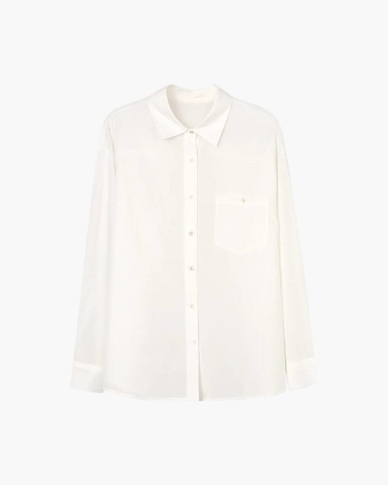 Estate Lady Linen Shirt Bernard Grimberg Women White S