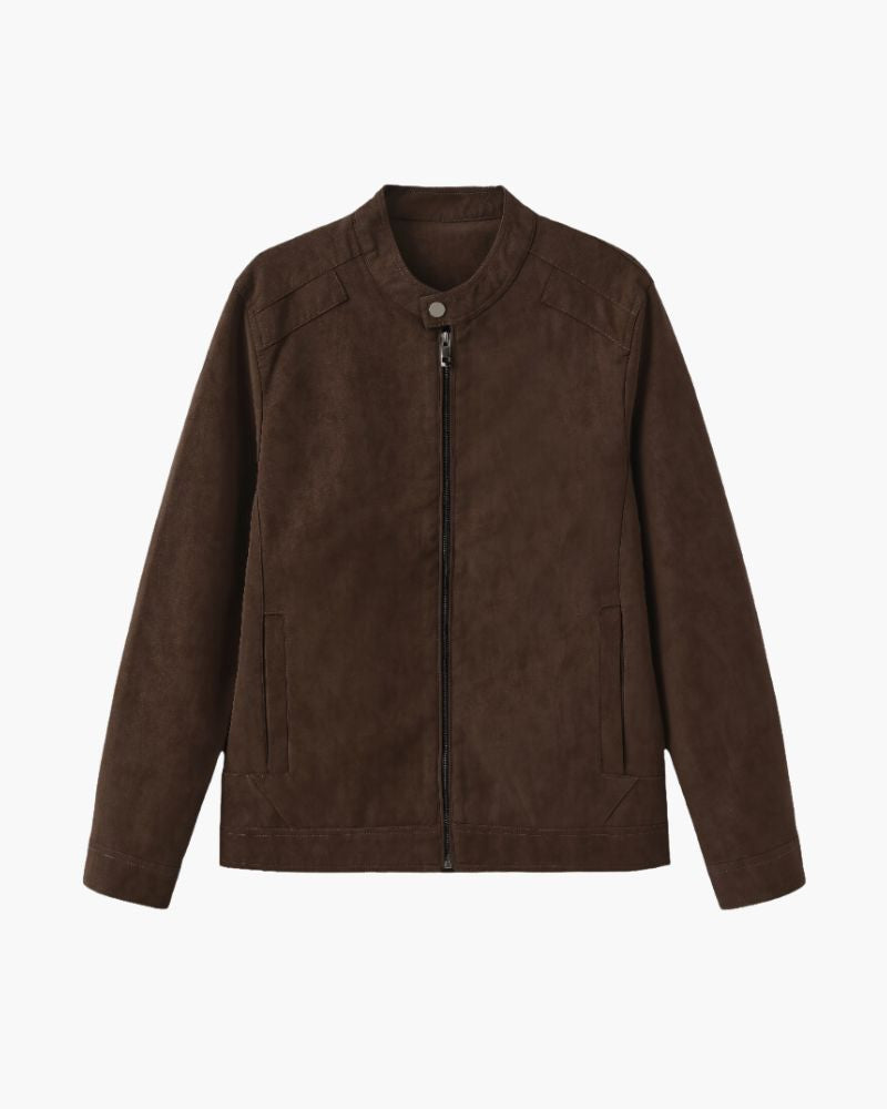 Estate Suede Leather Jacket Jacket Bernard Grimberg Brown S