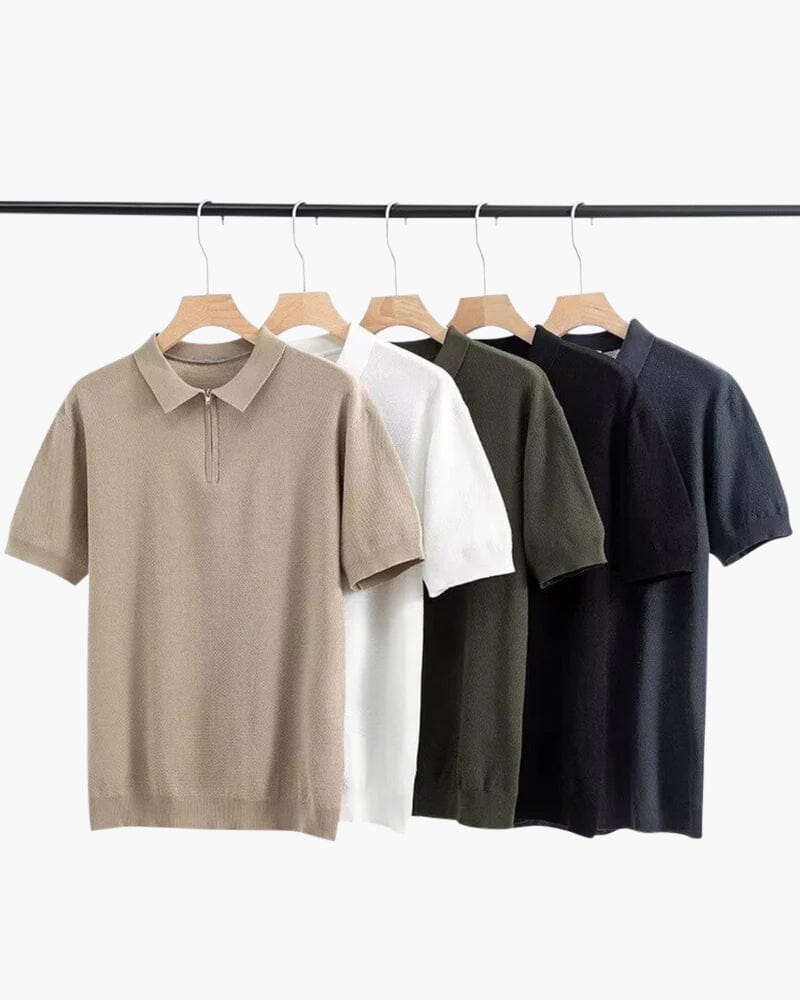 Marbella Zip Up Polo Bernard Grimberg WorldWide