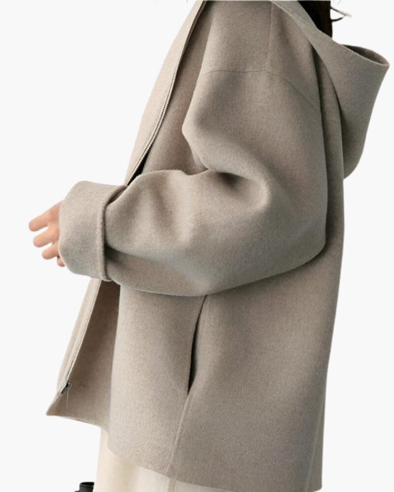 Marlow Wool Zip Coat Bernard Grimberg Women