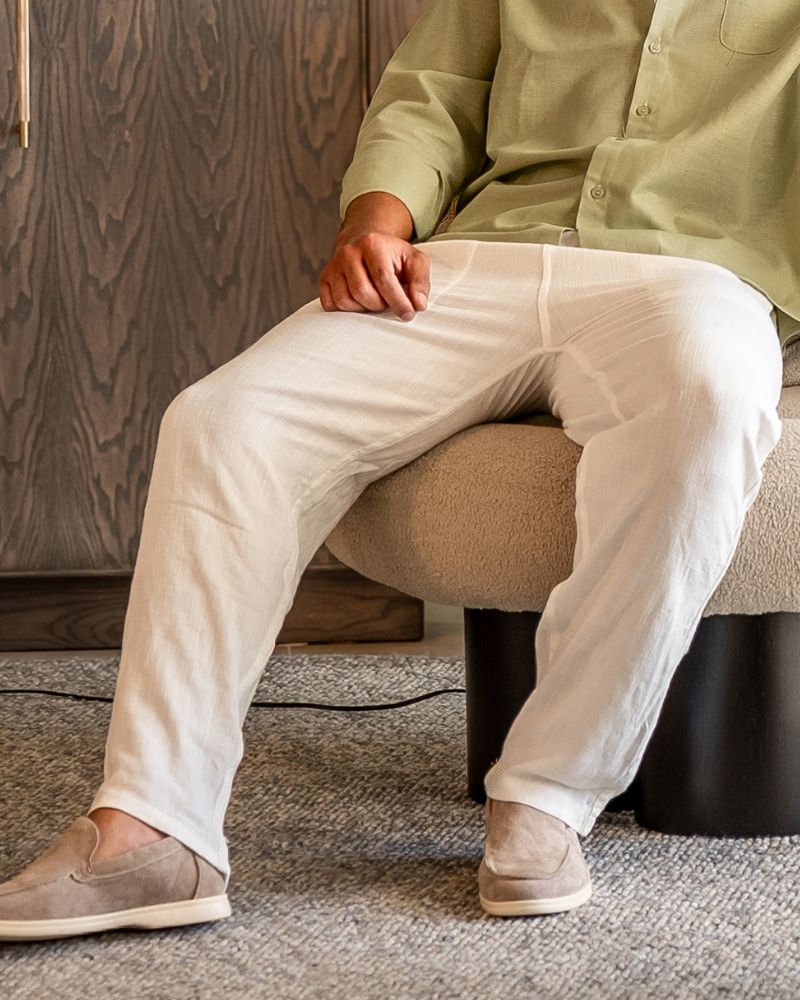 Marrakech - Linen Pantalon (Slim Fit) Bernard Grimberg WorldWide