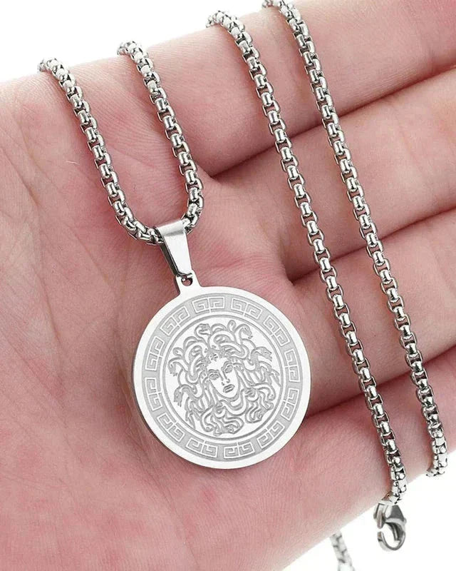 Medusa Long Chain (Gold & Silver) 0 oldmoneystyle