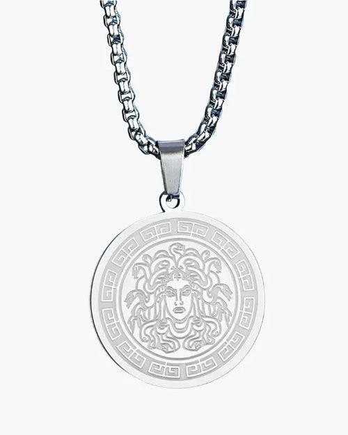 Medusa Long Chain (Gold & Silver) 0 oldmoneystyle Silver