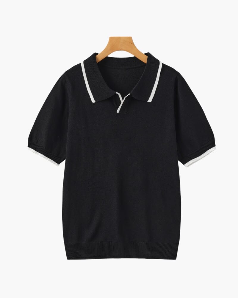 Monaco Edge Polo T-shirt Bernard Grimberg Black XS