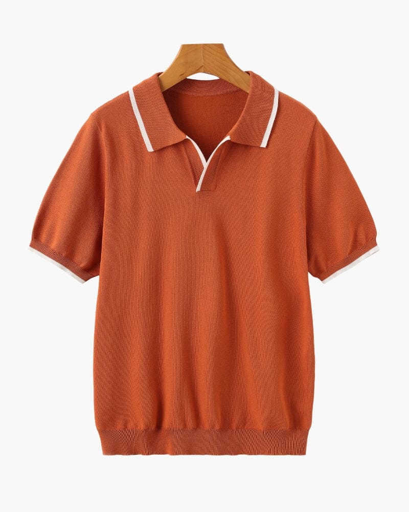Monaco Edge Polo T-shirt Bernard Grimberg Orange XS