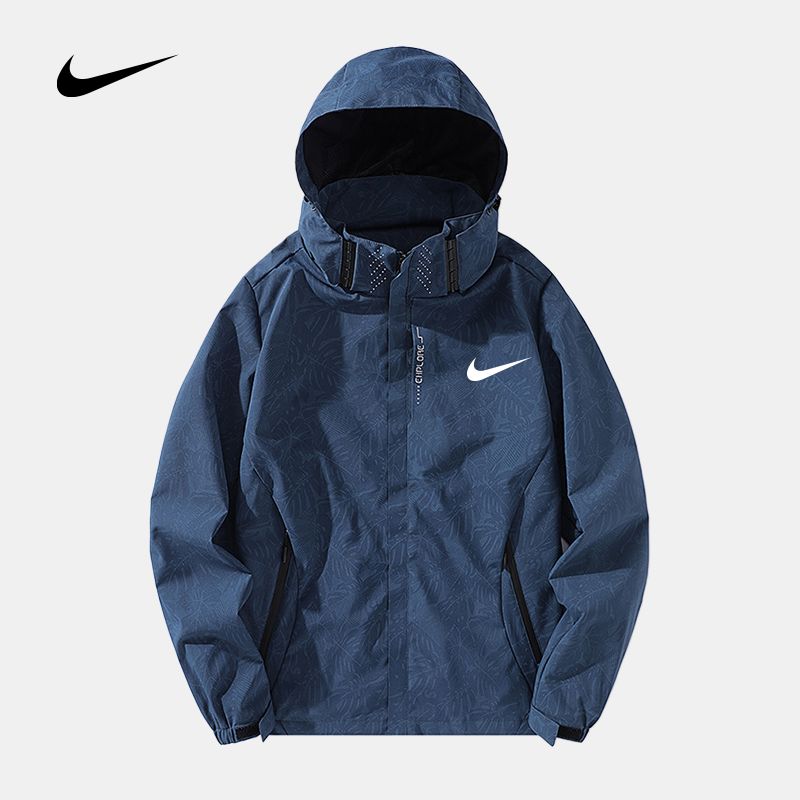 NK™ Hooded Casual Jacket Bernard Grimberg Blue S