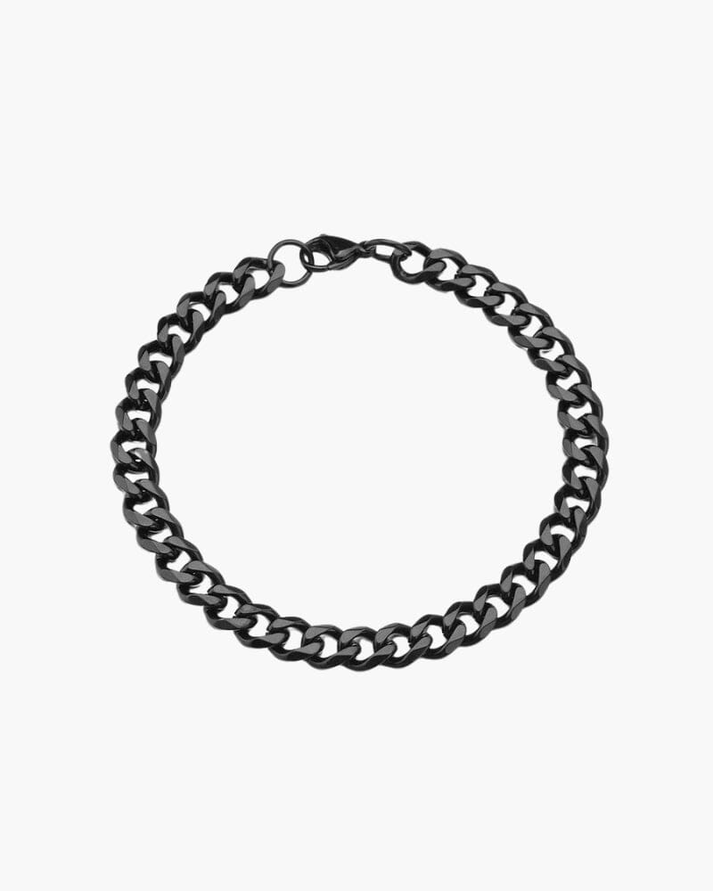 Old Money Chained Bracelet 0 oldmoneystyle Black 3mm