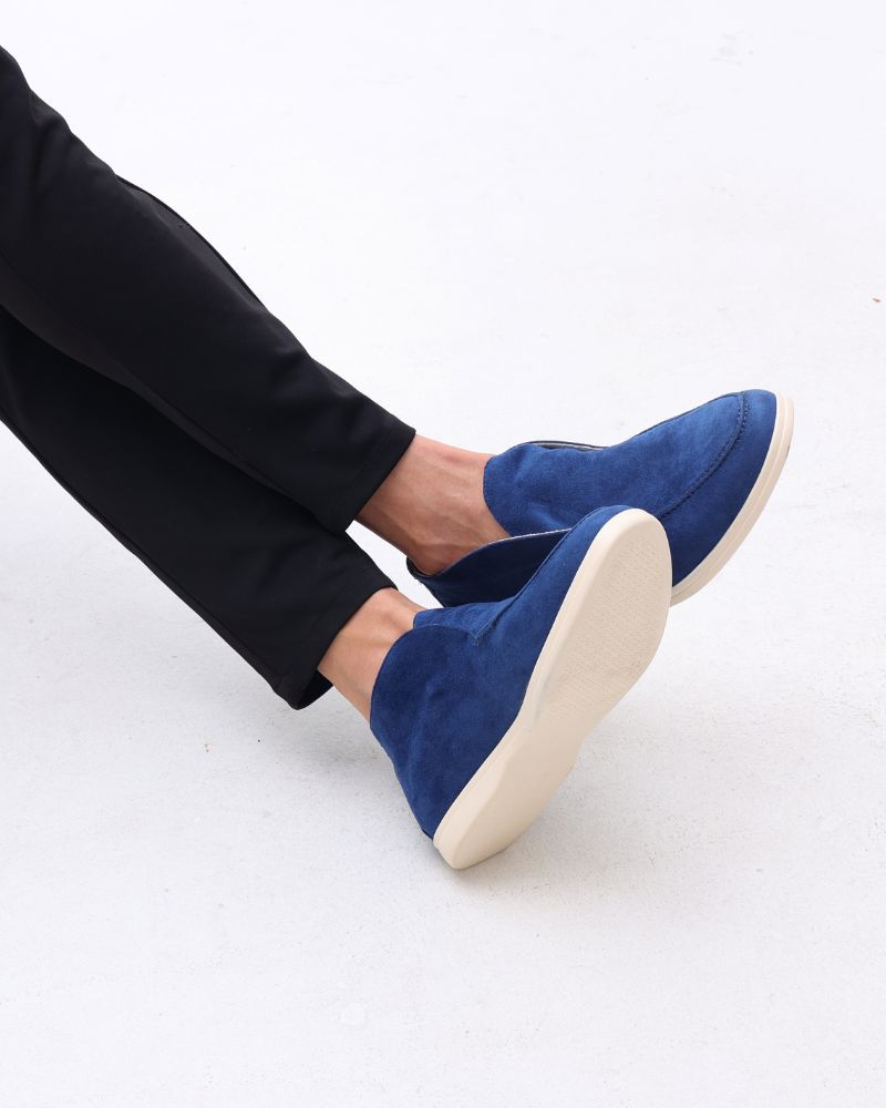 Old Money High Suede Loafers Bernard Grimberg