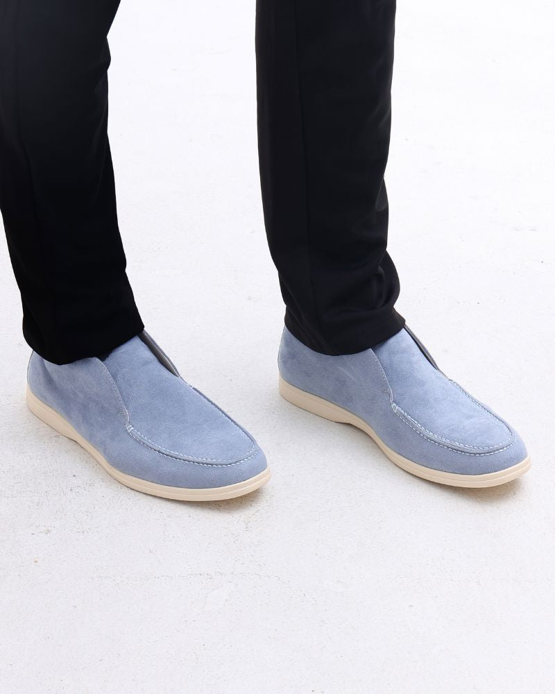 Old Money High Suede Loafers Bernard Grimberg
