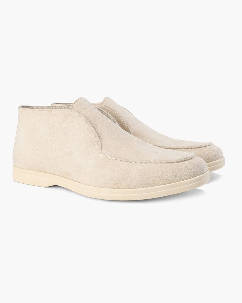 Old Money High Suede Loafers Bernard Grimberg Beige US 6