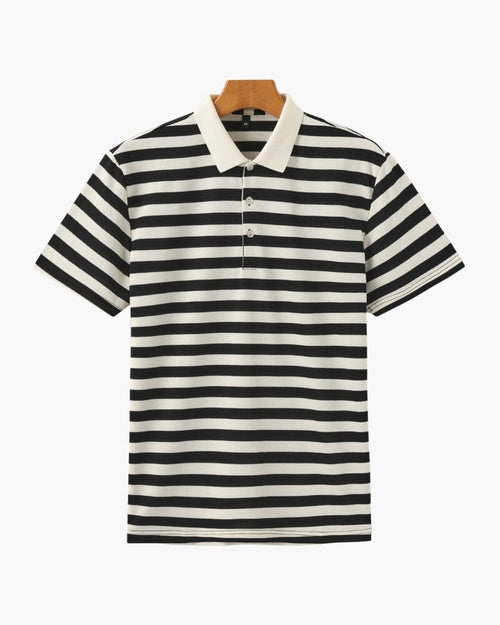 Shoreline Polo T-shirt Bernard Grimberg Black 2XS