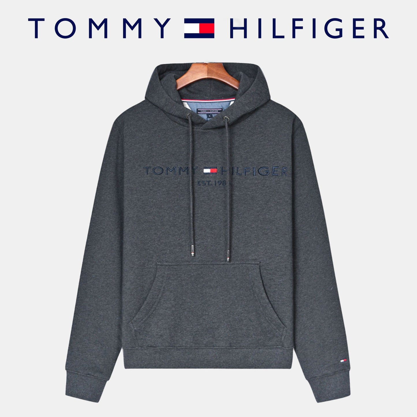 TH Hoodie (CLEARANCE) Bernard Grimberg Dark Gray M