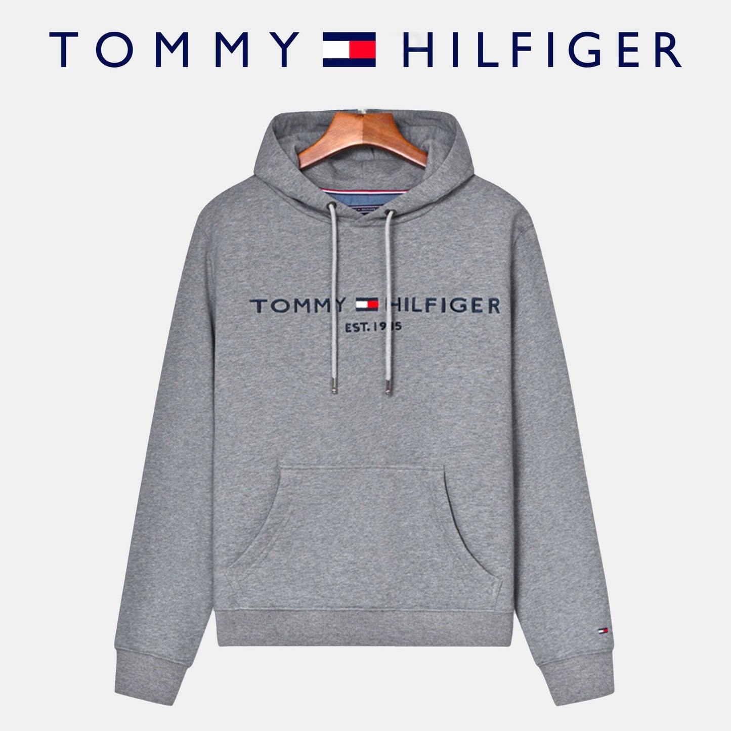TH Hoodie (CLEARANCE) Bernard Grimberg Light gray M