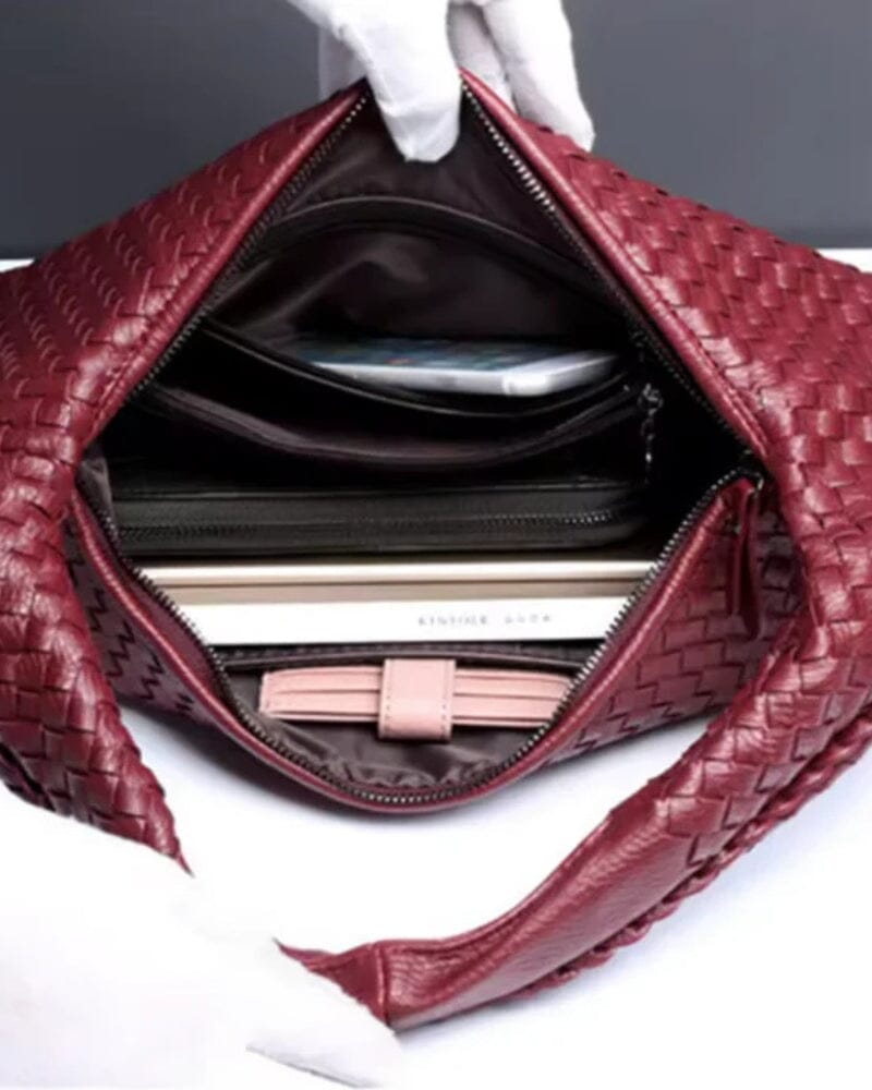 The London Handbag Bernard Grimberg Women Bordeaux Red