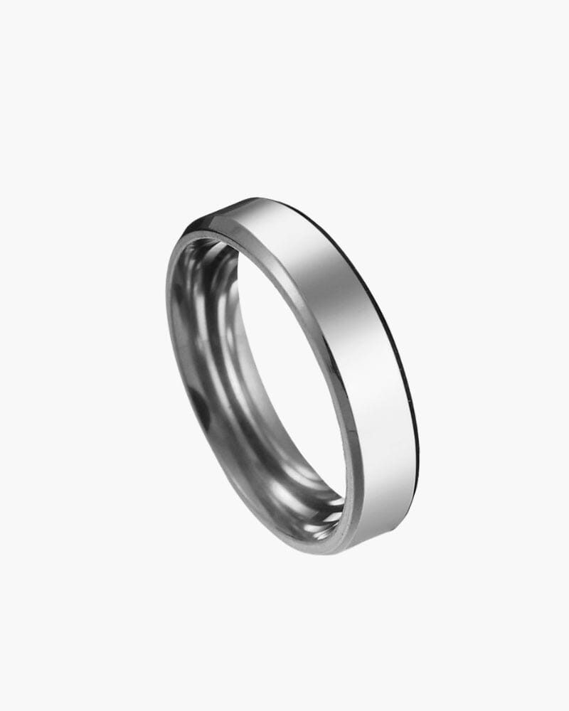 Trinity Steel Ring 0 Bernard Grimberg WorldWide Silver 5