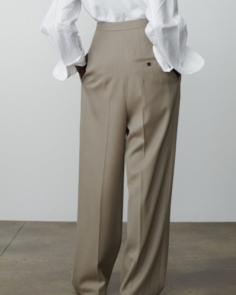 Woolen Oversized Pantalon Bernard Grimberg Women XXL