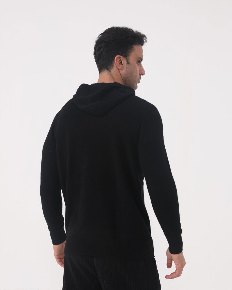 100% Cashmere Hoodie Bernard Grimberg 