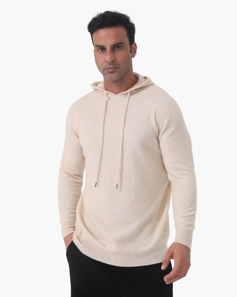 100% Cashmere Hoodie Bernard Grimberg 