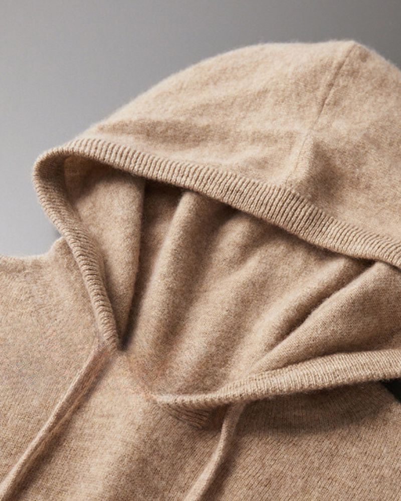 100% Cashmere Hoodie Bernard Grimberg 