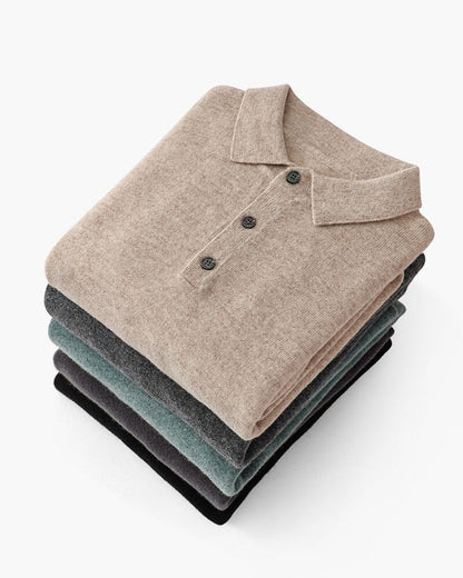 100% Cashmere Polo Bernard Grimberg 