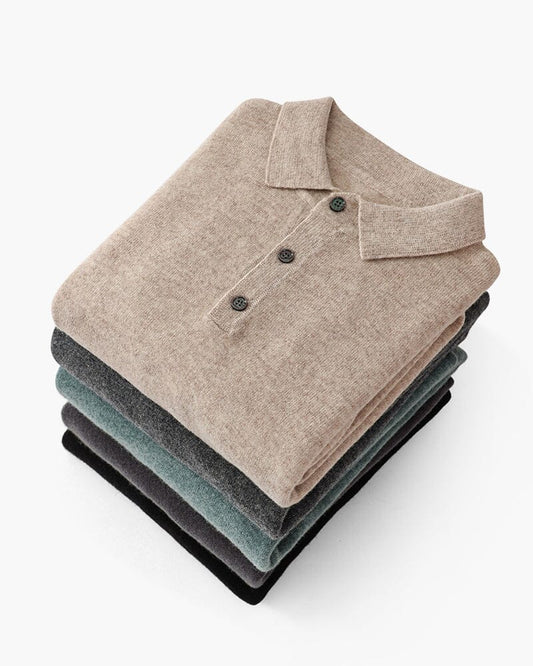 100% Cashmere Polo Bernard Grimberg 
