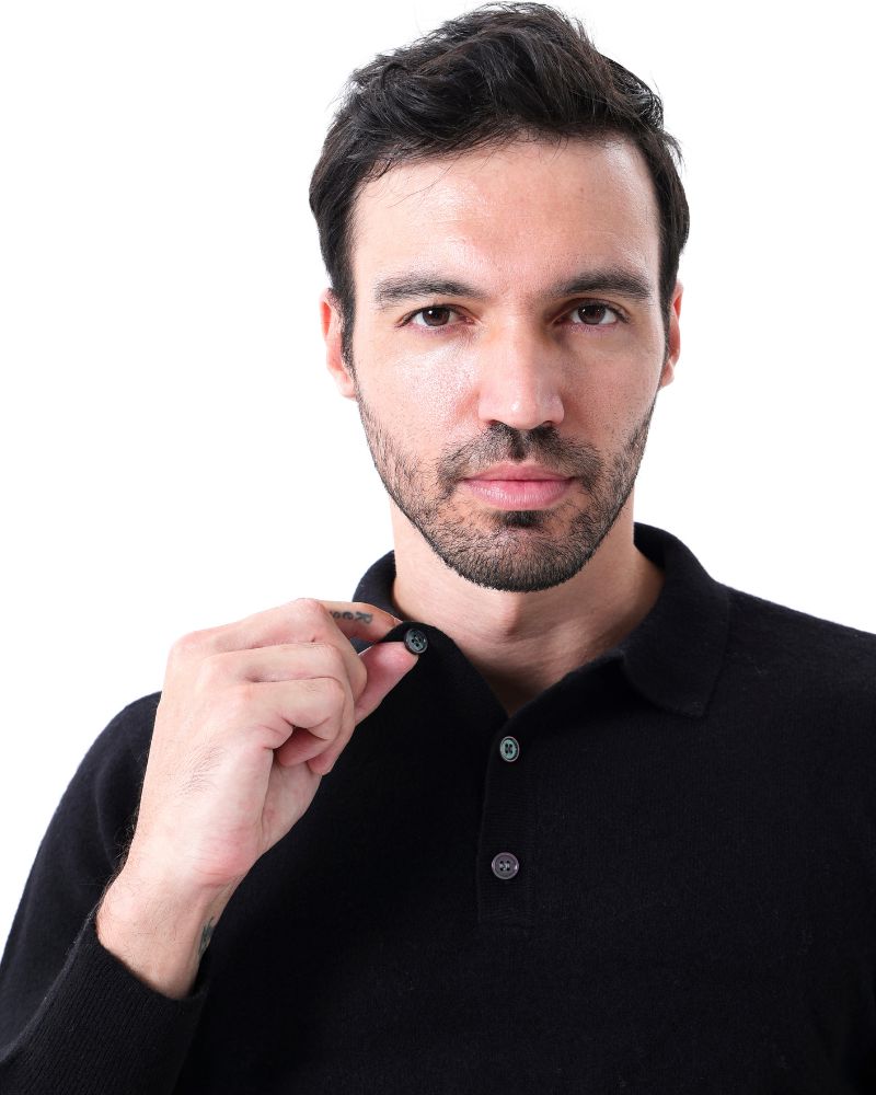 100% Cashmere Polo Bernard Grimberg 