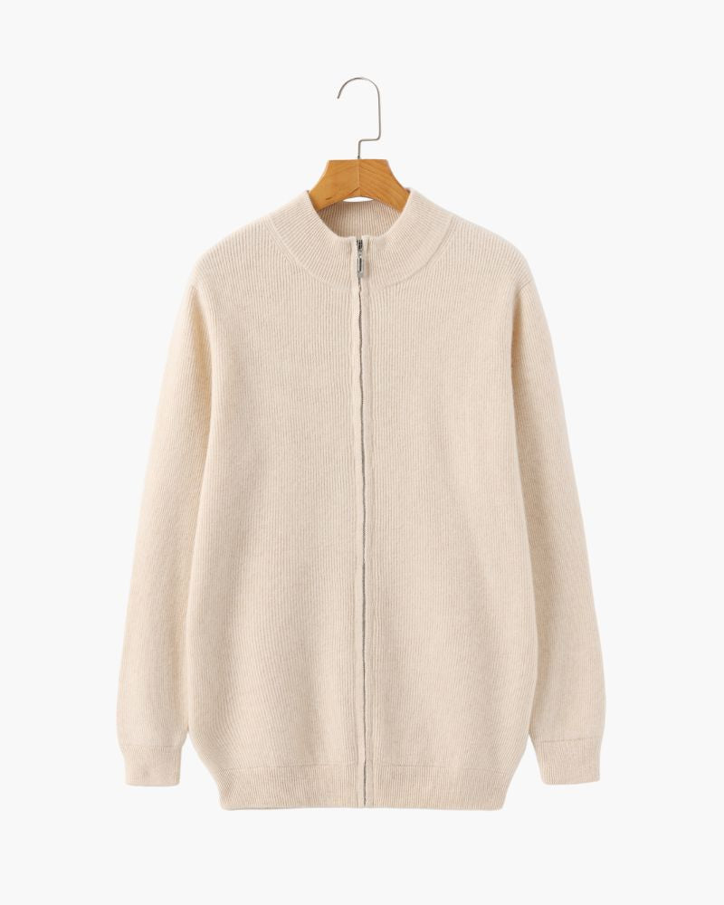 100% Cashmere Vest Bernard Grimberg Beige S 