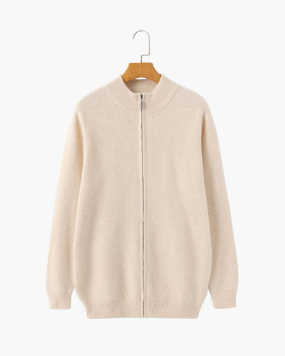 100% Cashmere Vest Bernard Grimberg Beige S 