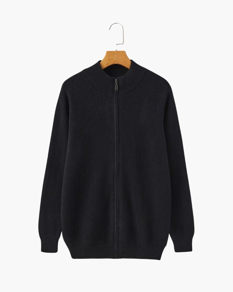 100% Cashmere Vest Bernard Grimberg Black S 