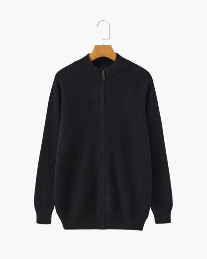 100% Cashmere Vest Bernard Grimberg Black S 
