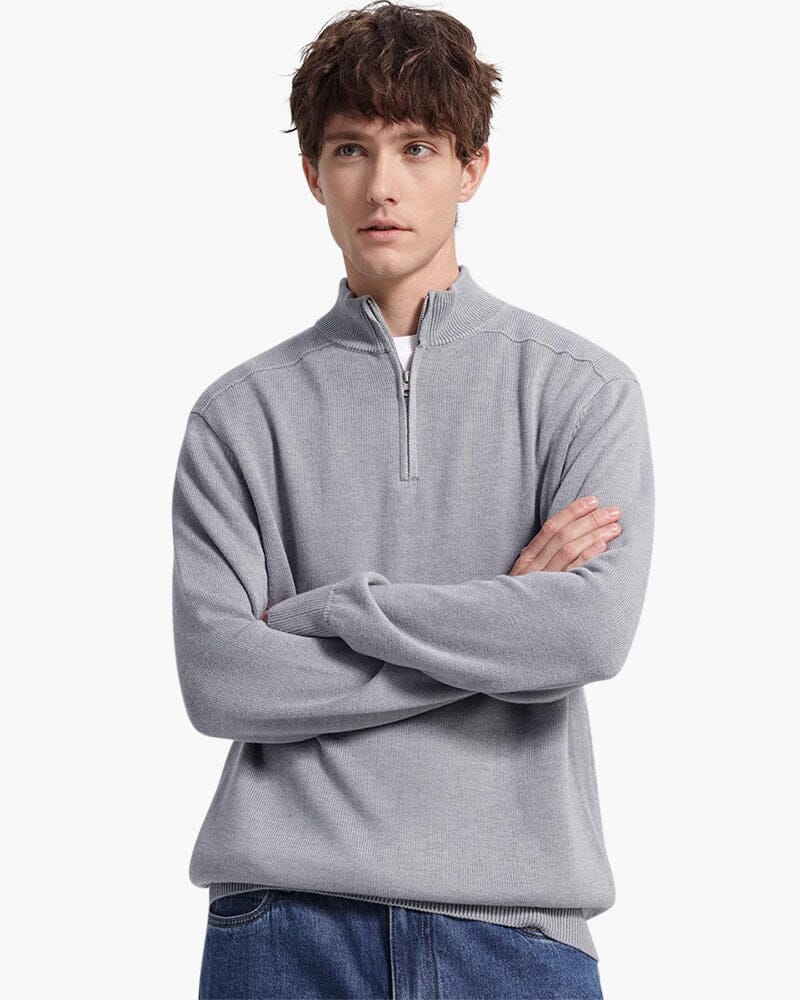 100% Merino Wool Zip Up Bernard Grimberg 