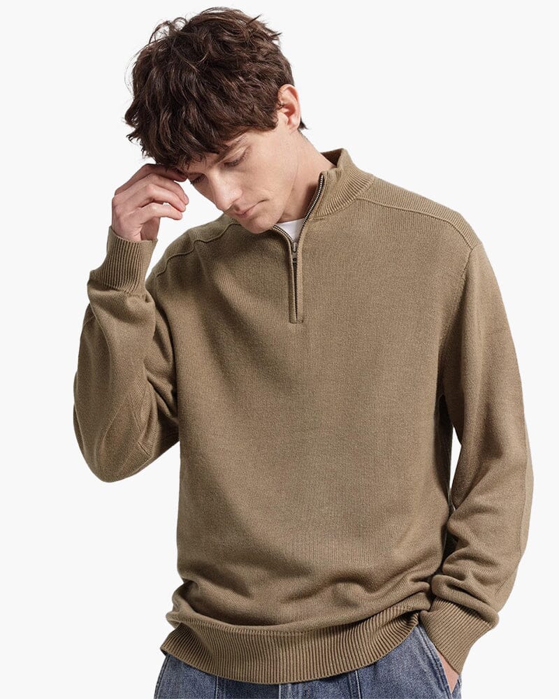 100% Merino Wool Zip Up Bernard Grimberg 