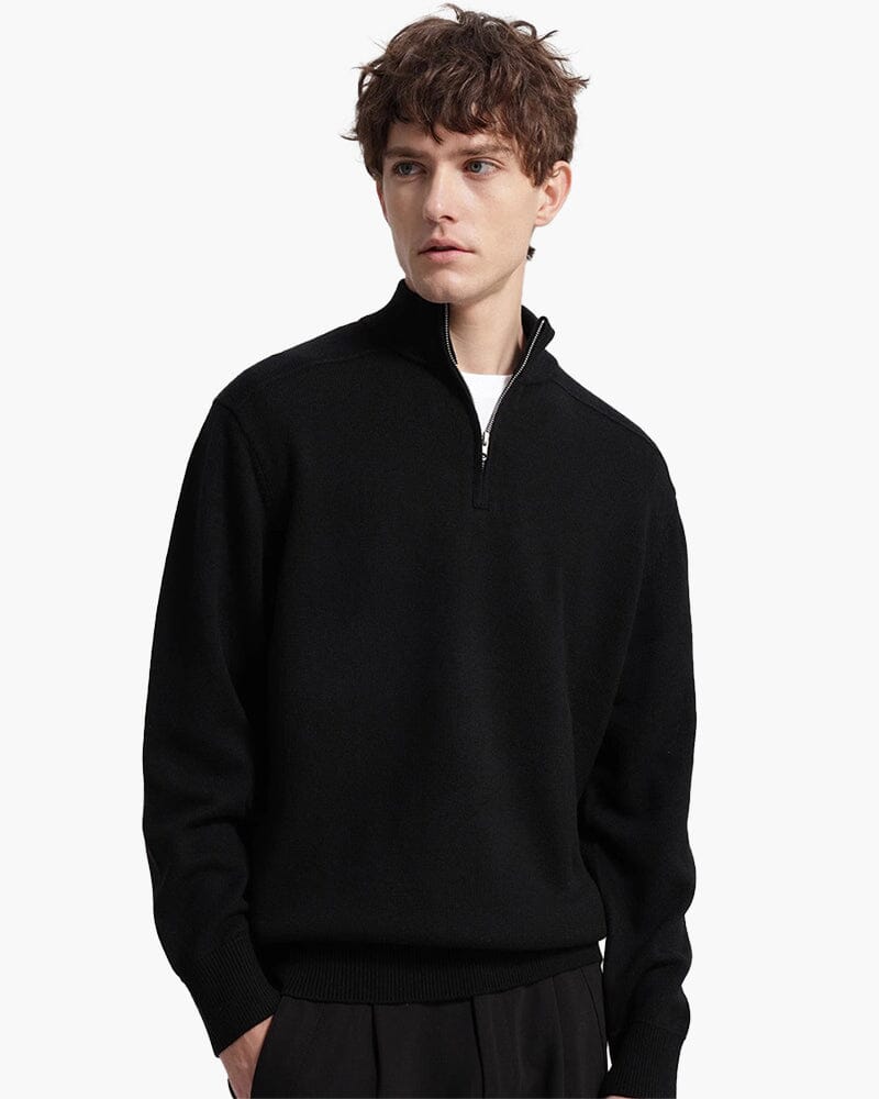 100% Merino Wool Zip Up Bernard Grimberg 