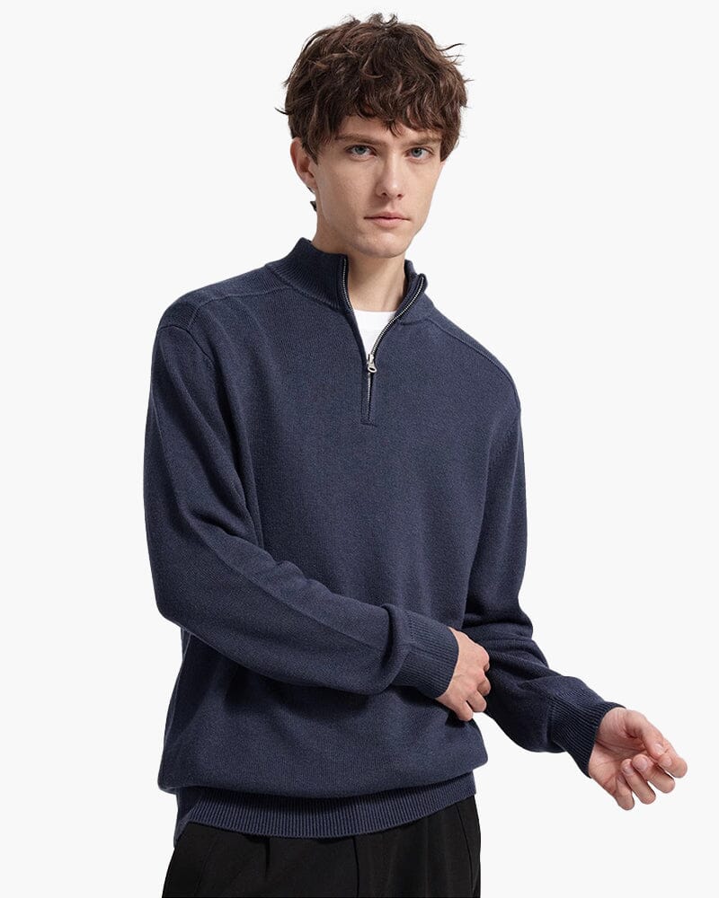 100% Merino Wool Zip Up Bernard Grimberg 