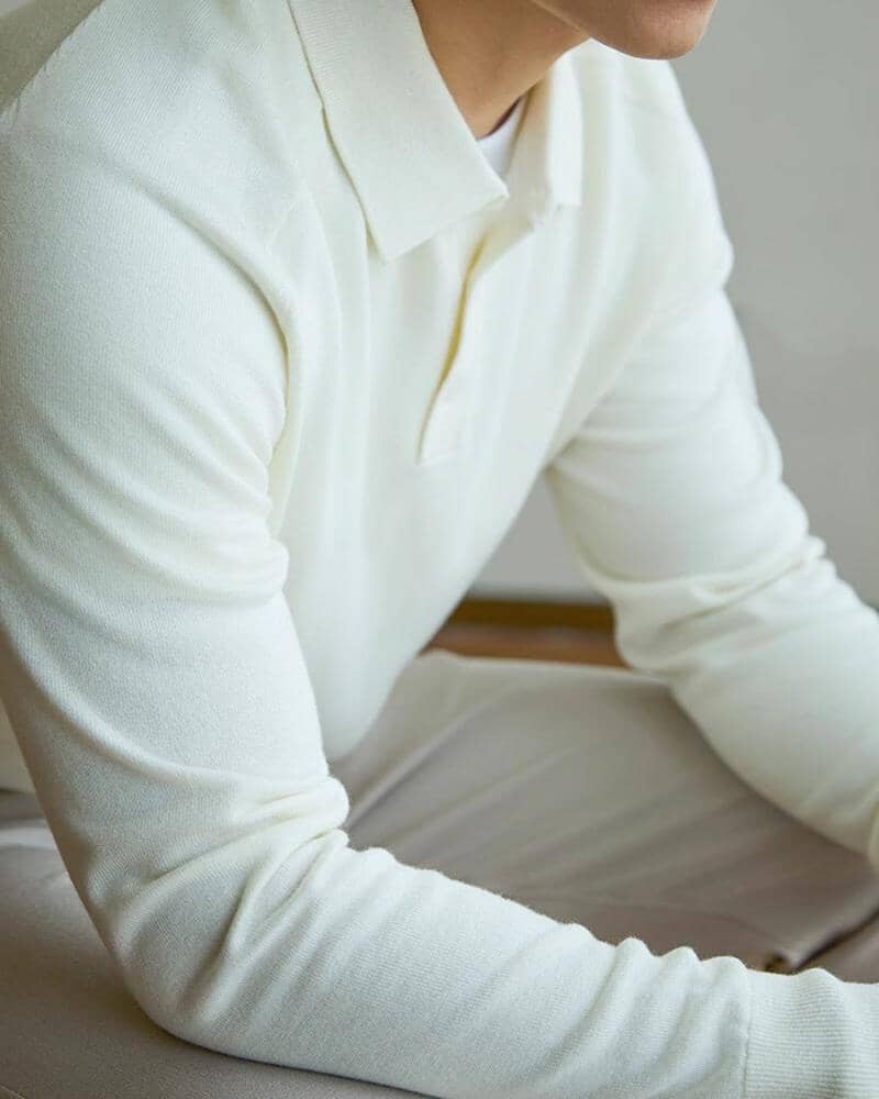 100% Premium Wool Polo Bernard Grimberg 