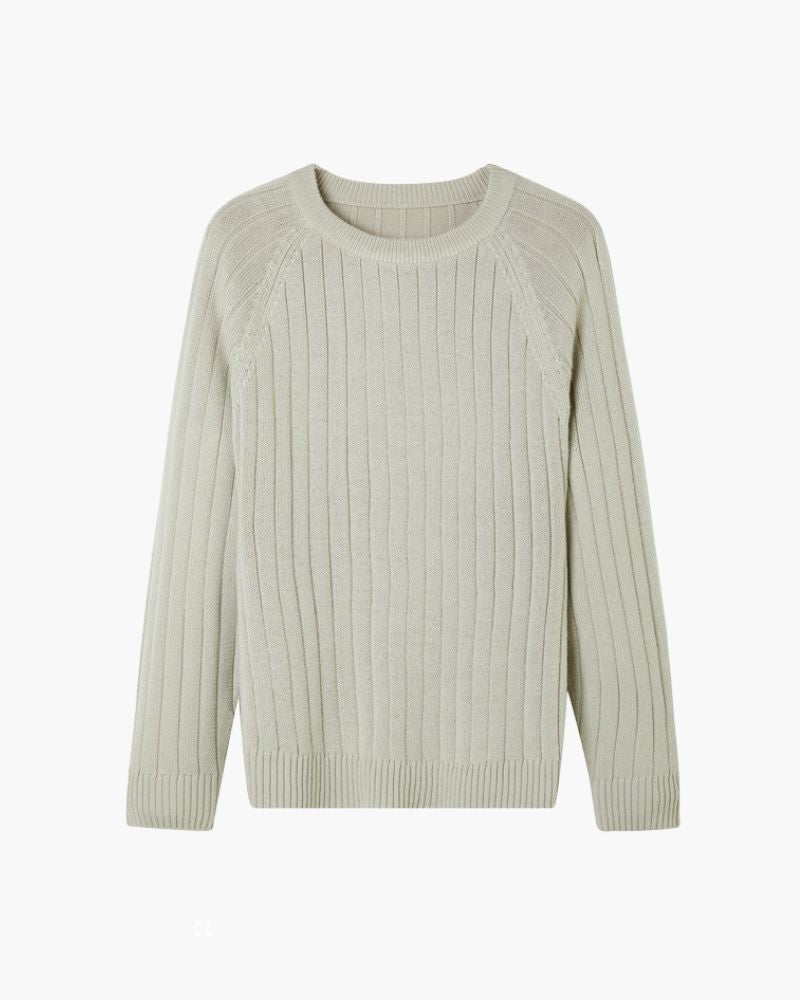 100% Premium Wool Sweater Bernard Grimberg Beige XS 