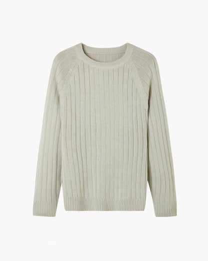 100% Premium Wool Sweater Bernard Grimberg Beige XS 