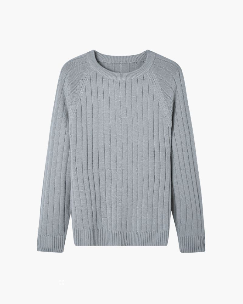 100% Premium Wool Sweater Bernard Grimberg Gray XS 