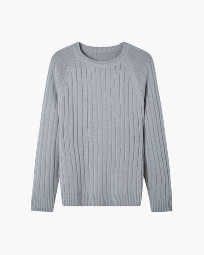 100% Premium Wool Sweater Bernard Grimberg Gray XS 