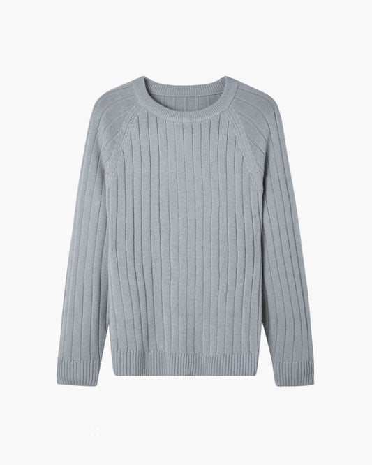100% Premium Wool Sweater Bernard Grimberg Gray XS 