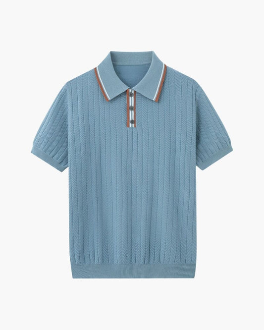 Ashford Knit Polo 0 Bernard Grimberg Blue Gray S 