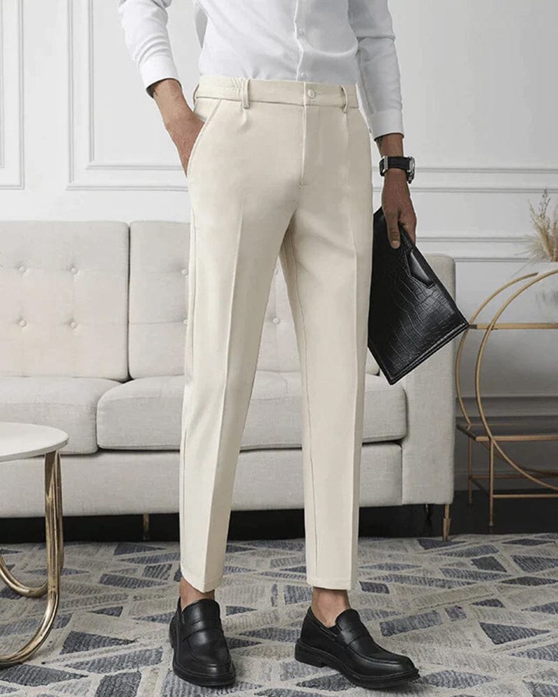 Augusto Stretch Pantalon 0 oldmoneystyle Beige XS 