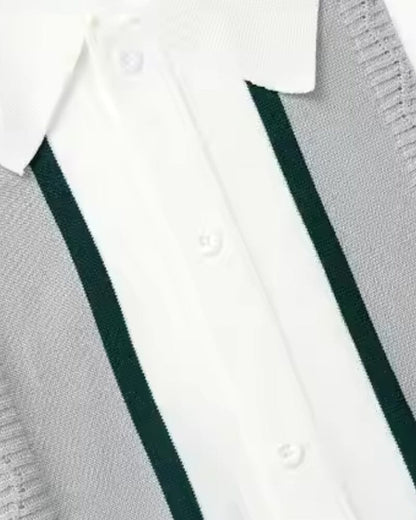 Bradford Polo Knit T-shirt Bernard Grimberg 